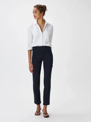 Quince Ultra Stretch Ponte Straight Leg 4 Pocket Women's Pants Med NWT thumbnail 2