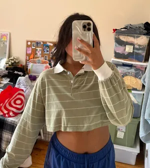 Adika Green Cropped Polo thumbnail 4