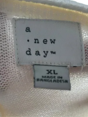 a new day Cream and Navy Striped Crewneck Sweater thumbnail 5