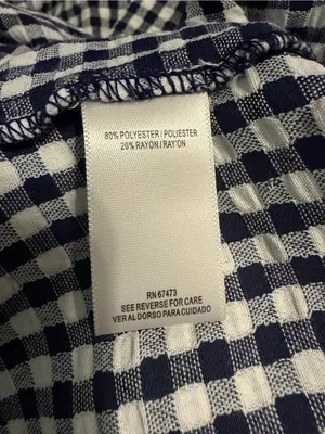 Melonie Black & white gingham button up dress bottom ruffle cloth belt unworn thumbnail 7