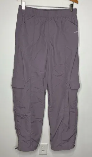 Wilo the label lavender cargo‎ parachute pants size medium Purple thumbnail 1