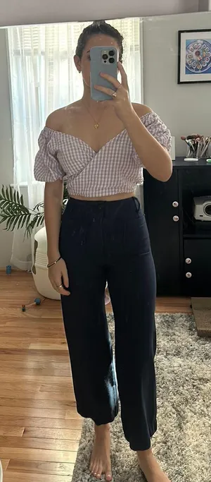 Gingham Crop Top thumbnail 6