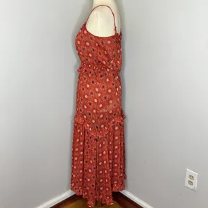 Misa Nati‎ Red Sleeveless MIDI Dress XS thumbnail 4
