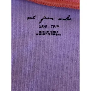 NEW Urban Outfitters X Out From Under Go For Gold Embroidered Crop Tee Top Sz XS thumbnail 5