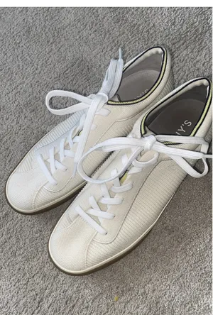 Rothy’s The Lace Up Vanilla Off White Textile Athletic Sneaker Shoes Wm 9US 40EU thumbnail 6
