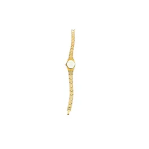 Millar Women's Quartz Watch Gold-Tone Textured Band Stainless Steel Back 7" thumbnail 5