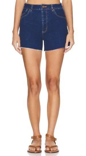 Rolla's Original Short in Dark Stone Dark Vintage Indigo Womens Size 28 thumbnail 1