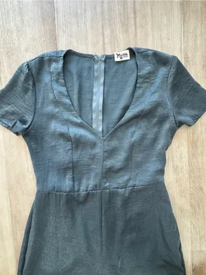 Show Me Your Mumu Slate Sage Sheen Brianna Jumpsuit Size M thumbnail 4