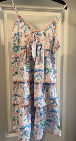 Ladies simply southern tiered dress thumbnail 1