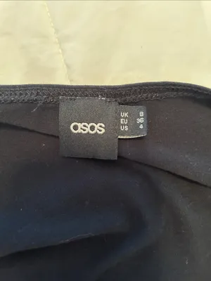 ASOS Black Off-Shoulder Long Sleeve Top thumbnail 8