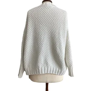 Knit co op chunky cable knit sweater White thumbnail 2