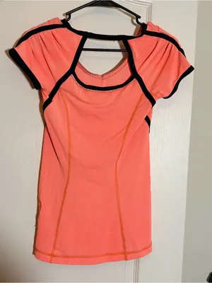 Lululemon Run: Team Spirit Tech Short Sleeve in Pop Orange Vintage thumbnail 2