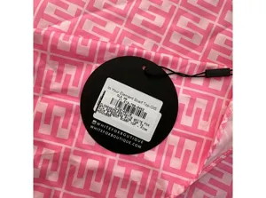 White Fox Boutique - In Your Element Monogram Scarf Top in Pink thumbnail 3
