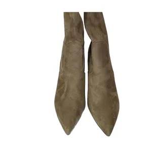 Marc Fisher LTD Uday Tan Suede Pointed Toe Block Heel Boots‎ Size 6.5M thumbnail 3