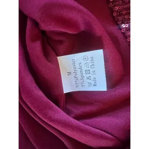 Burgundy Sparkly Sequin Cami Party Night Out Top | Women’s Medium thumbnail 5