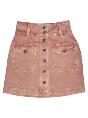 SÉZANE Bettie Denim Mini Skirt, Pink, FR34/US2 thumbnail 2