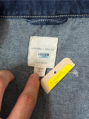 Anthropologie nully seventy + mochi Lorna denim blue jumpsuit size 4 NWT $215 thumbnail 4