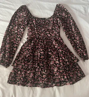 Floral Altar'd State Mini Dress XS thumbnail 1