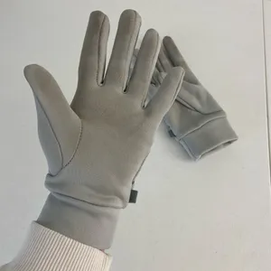 Women’s‎ light gray active athletic driving golf sport gloves large/XL thumbnail 2