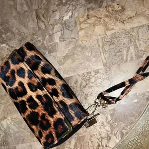 Leopard print multi pouch wallet card holder for your money going out clutch thumbnail 5