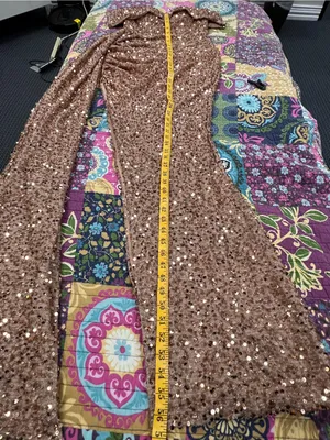 Miss Ord Off Shoulder Sequin High Split Prom Dress XH2132 thumbnail 13