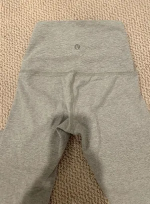 Lululemon Gray High Waisted Yoga Pants thumbnail 5