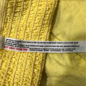 FREE PEOPLE Ezra Embroidered Eyelet Bralette Yellow Women's Size Medium thumbnail 6