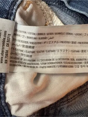 Abercrombie & Fitch Light Blue High Rise Short Size W 27 thumbnail 3
