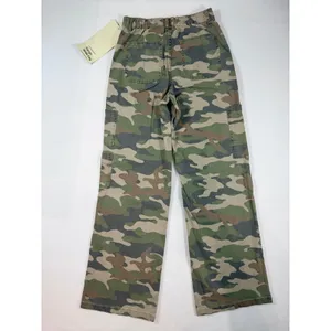 No Boundaries Women's XXS 00 Camo Cargo Wide Leg High Rise Pants NWT thumbnail 3