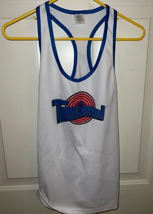 Space Jam Size Medium Women's Toon Squad Jersey Tank Polyester Spirit Halloween thumbnail 1