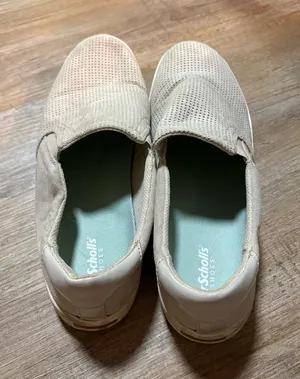Dr scholls Women's Slip-On Perforated Sneakers in Light Tan thumbnail 1