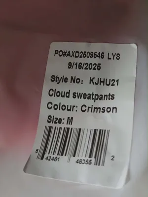 NWT Comfort Cloud Crimson Sweatpants Medium Red thumbnail 5