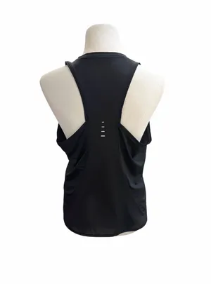 Nike Swift Dri Fit Running Tank Top Black Womens Large thumbnail 5