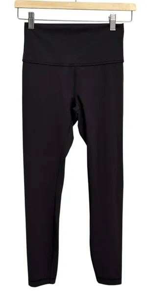 NWT Lululemon Wunder Train HR Tight 25" black size 6 Authentic thumbnail 1