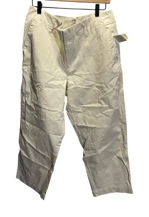 A New Day Womens Straight-Leg High-Rise Stretch‎ Pants 14R Beige thumbnail 1