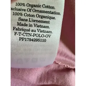 Everlane Organic Cotton Retro Polo Shirt Pink White Small Preppy Summer Fun thumbnail 11