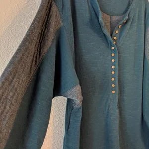 {Free People} New We The Free Back At It Henley thumbnail 4