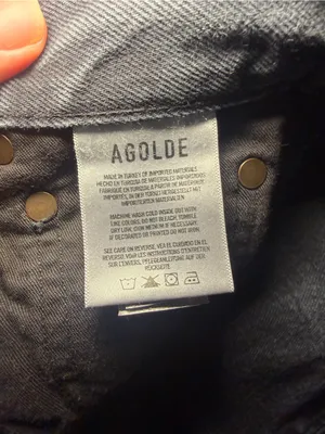 Agolde 90’s Pinch Organic Cotton High Rise Ribcage Black Wash Straight Jean 24 thumbnail 6