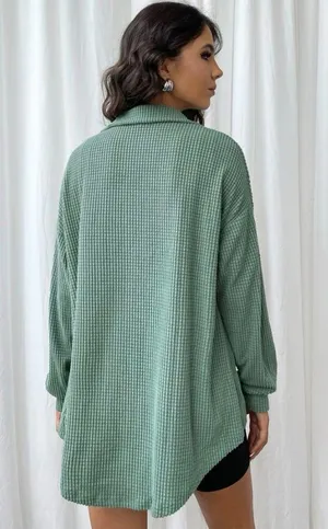 SheIn Button Up Blouse thumbnail 2