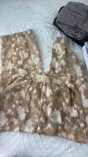Floral See Through Beach Pants Multi thumbnail 4