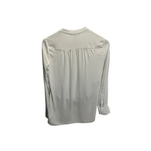 BCBGMaxAzria Jaklyn Draped Front Blouse‎ in Alabaster White Size XXS thumbnail 7