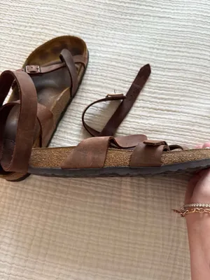 Birkenstock Yara Mocha Sandals 39 thumbnail 2