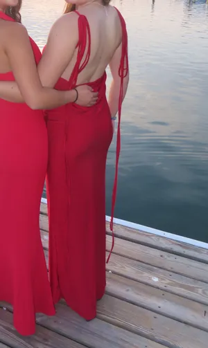 Red Formal Dress thumbnail 3