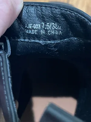 Chinese Laundry Adriel Black Gold Buckle Platform Ankle Boots Women Size 7.5 thumbnail 13