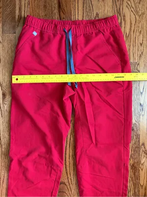 FIGS Tansen Jogger Scrub Pants Red Size S Technical Collection Medical thumbnail 9