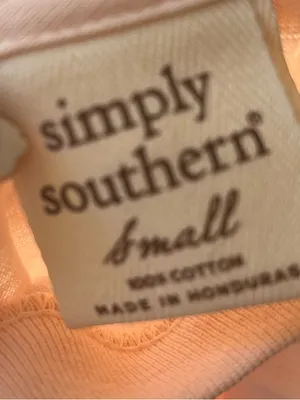 Simply Southern Pastel Pink 'Peace, Love, Teach' Long Sleeve Tee thumbnail 5