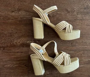 Marc Fisher Platform Woven Heels thumbnail 4