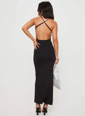 Princess Polly Kerani Maxi Dress Black thumbnail 3