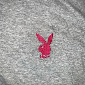 Playboy x Misguided Mission Statement T- Shirt Dress Grey/ Pink New with Tags thumbnail 12