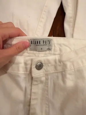 Blank Paige Flare Jeans White thumbnail 2